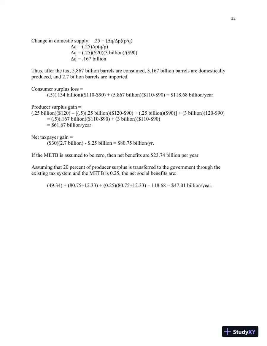 Solution Manual for Cost-Benefit Analysis: Concepts and Practice , 5th Edition, page 23