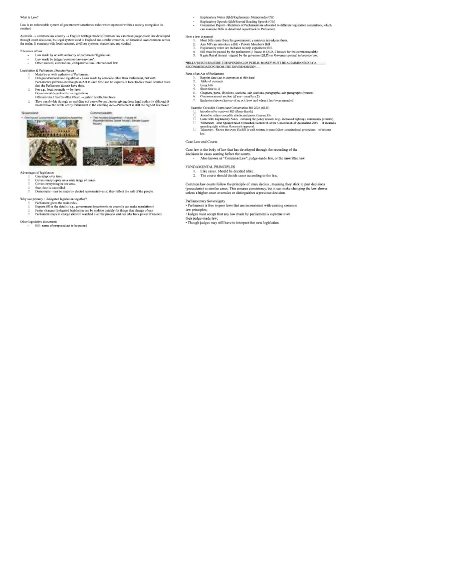 Introduction to Law and Key Concepts and Principle, page 2