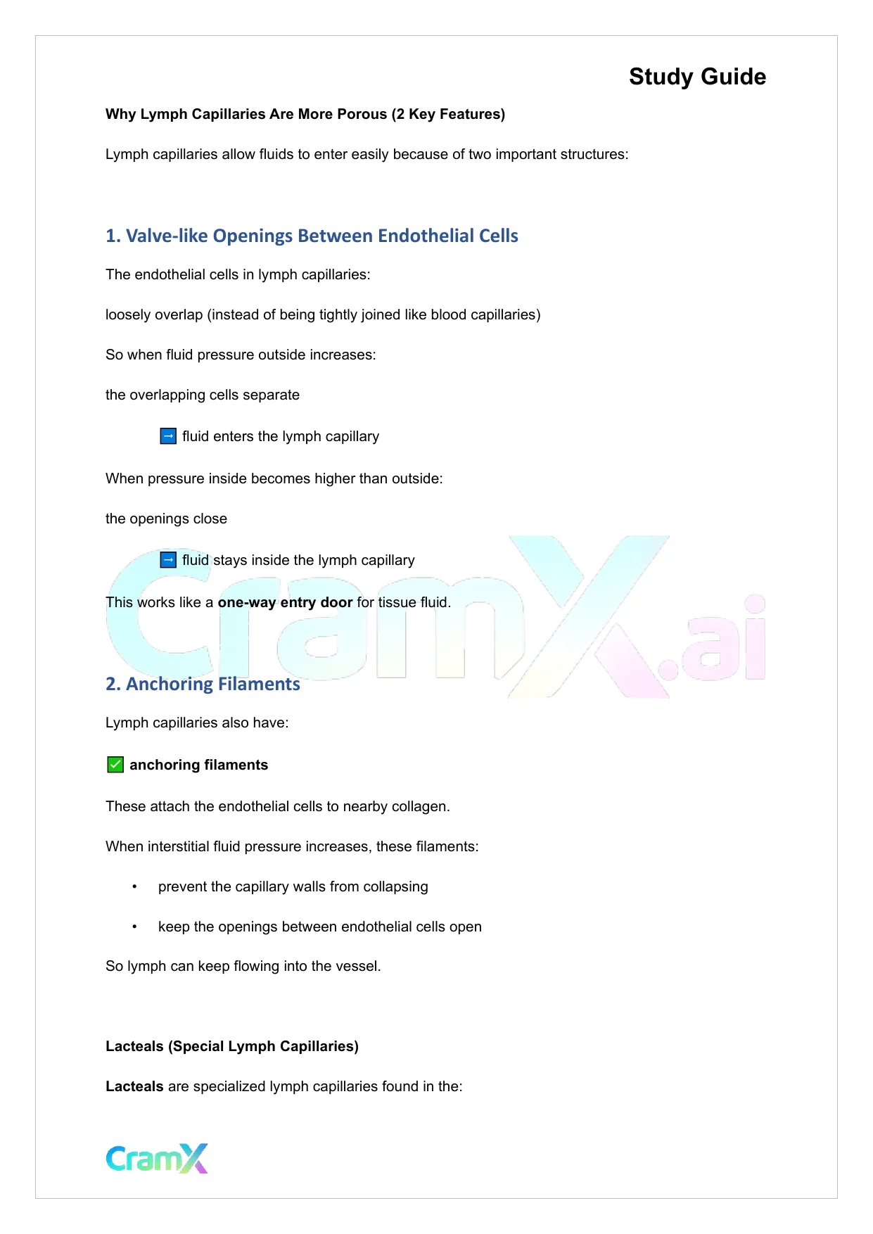 Anatomy and Physiology - The Lymphatic System - Page 2 preview image