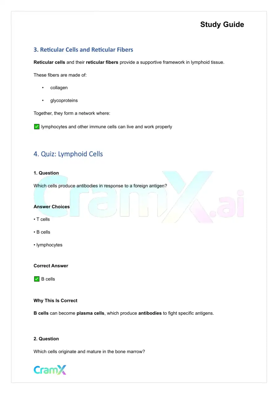 Anatomy and Physiology - The Lymphatic System, page 9