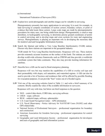 Elementary Surveying: An Introduction to Geomatics, 15th Edition Solution Manual - Page 7 preview image