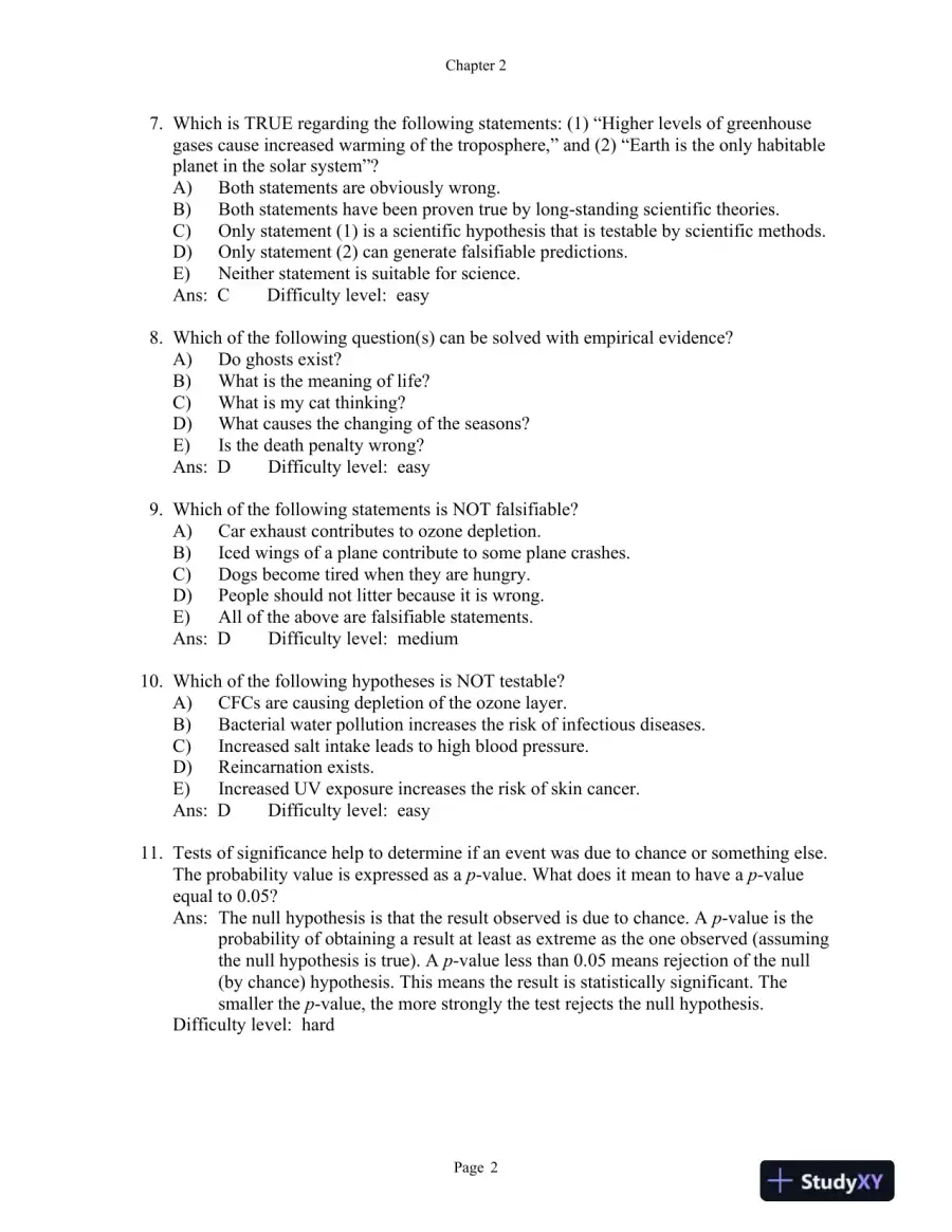 Environmental Science for a Changing World First Canadian Edition Test Bank, page 16