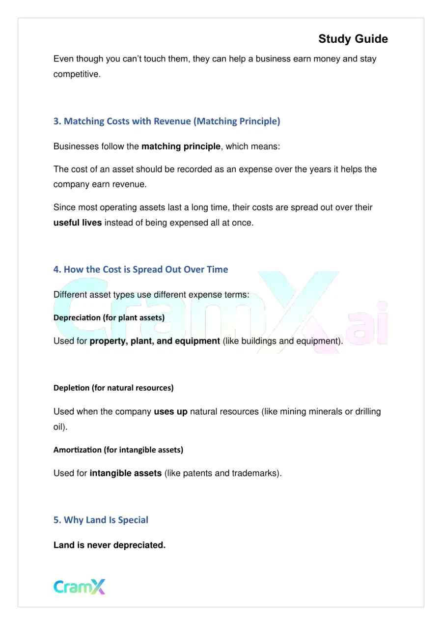 Accounting Principles I – Operating Assets, page 3