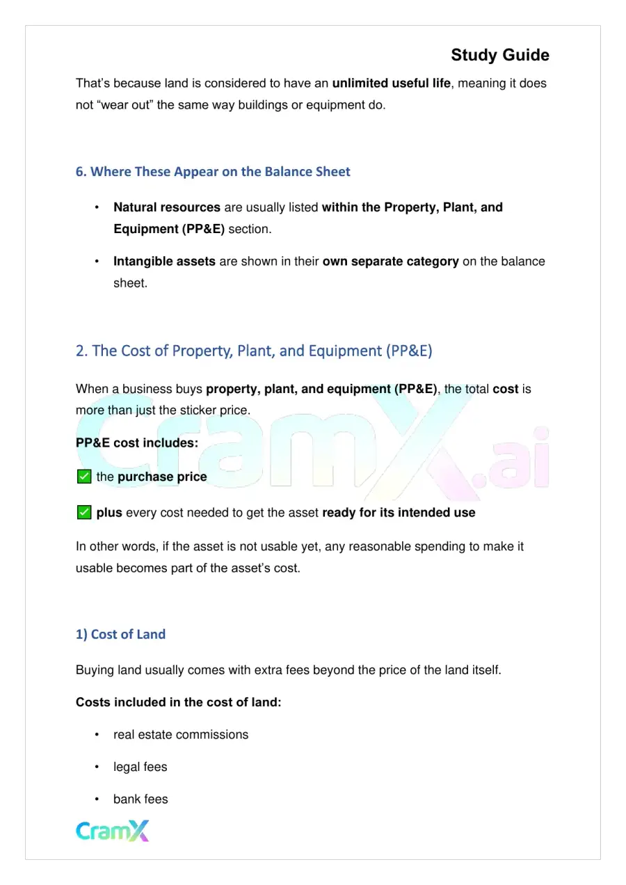 Accounting Principles I – Operating Assets, page 4