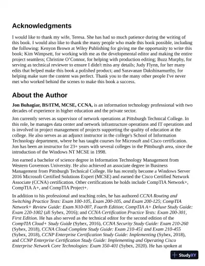 CompTIA Network+ Review Guide: Exam N10-008, 5th Edition (2021) - Page 20 preview image