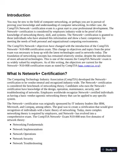 CompTIA Network+ Review Guide: Exam N10-008, 5th Edition (2021) - Page 23 preview image