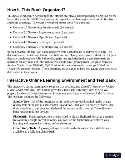 CompTIA Network+ Review Guide: Exam N10-008, 5th Edition (2021) - Page 26 preview image