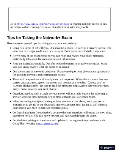 CompTIA Network+ Review Guide: Exam N10-008, 5th Edition (2021) - Page 27 preview image