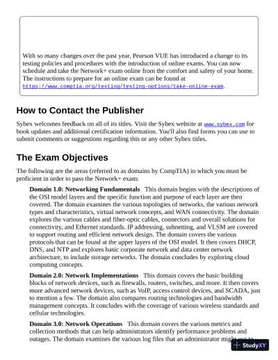 CompTIA Network+ Review Guide: Exam N10-008, 5th Edition (2021) - Page 28 preview image