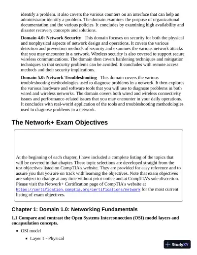 CompTIA Network+ Review Guide: Exam N10-008, 5th Edition (2021) - Page 29 preview image
