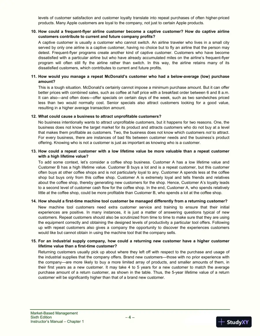 Solution Manual for Market-Based Management, 6th Edition, page 12