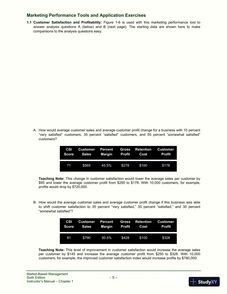 Solution Manual for Market-Based Management, 6th Edition, page 13