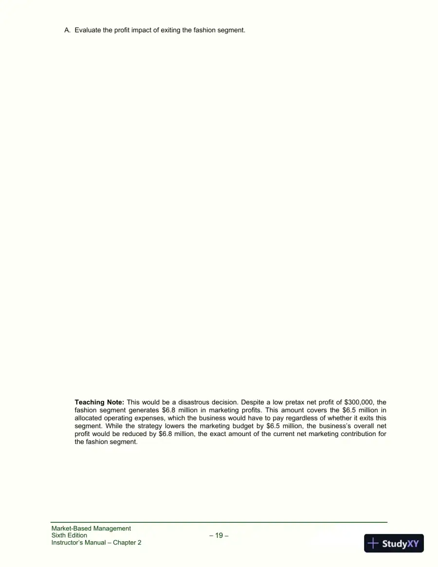 Solution Manual for Market-Based Management, 6th Edition, page 27