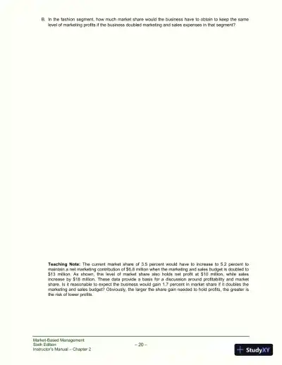 Solution Manual for Market-Based Management, 6th Edition - Page 28 preview image