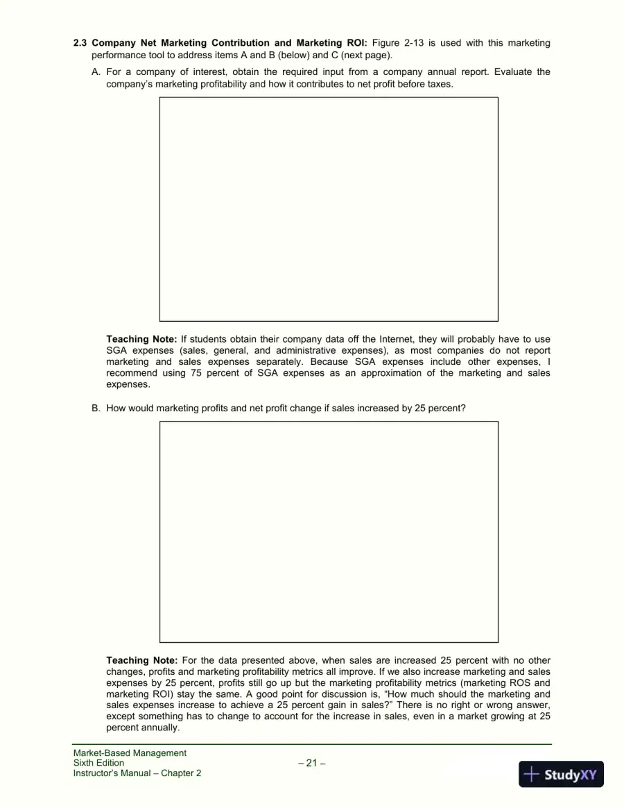 Solution Manual for Market-Based Management, 6th Edition, page 29