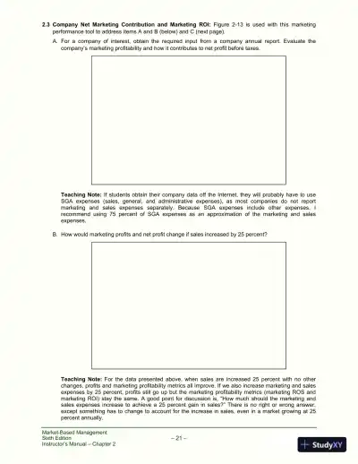 Solution Manual for Market-Based Management, 6th Edition - Page 29 preview image