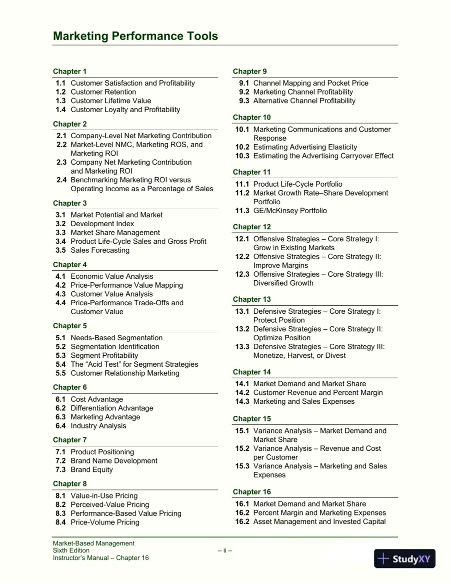 Solution Manual for Market-Based Management, 6th Edition, page 4