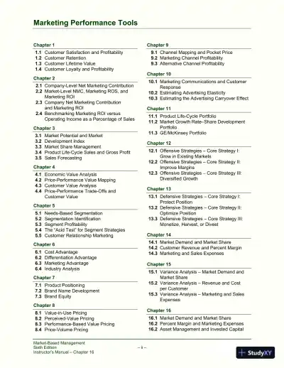 Solution Manual for Market-Based Management, 6th Edition - Page 4 preview image