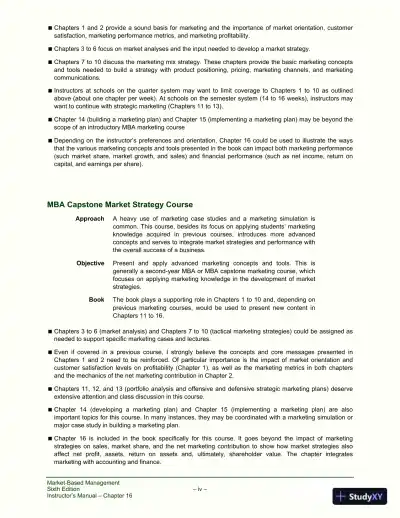 Solution Manual for Market-Based Management, 6th Edition - Page 6 preview image