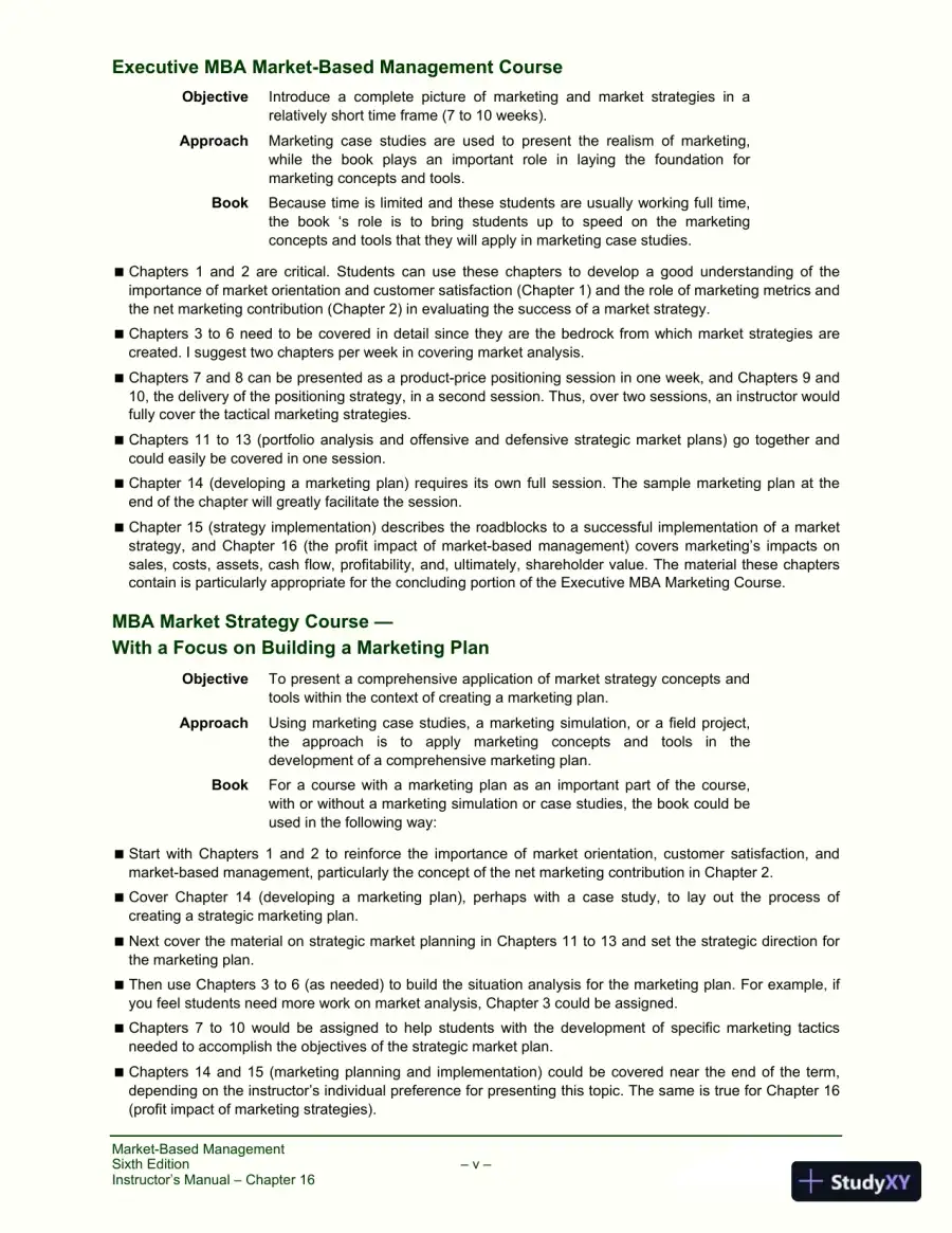 Solution Manual for Market-Based Management, 6th Edition, page 7