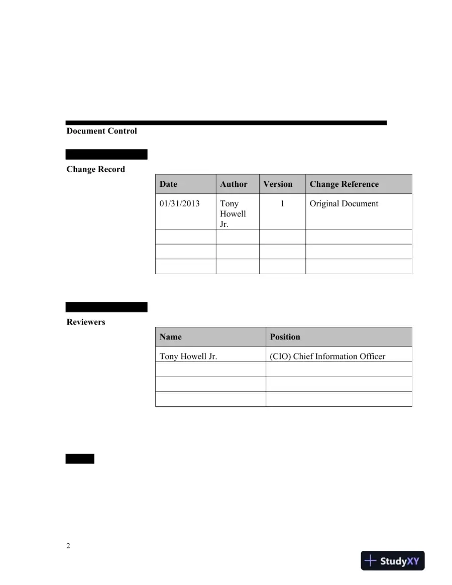 CIS 499 Business Requirements, page 3