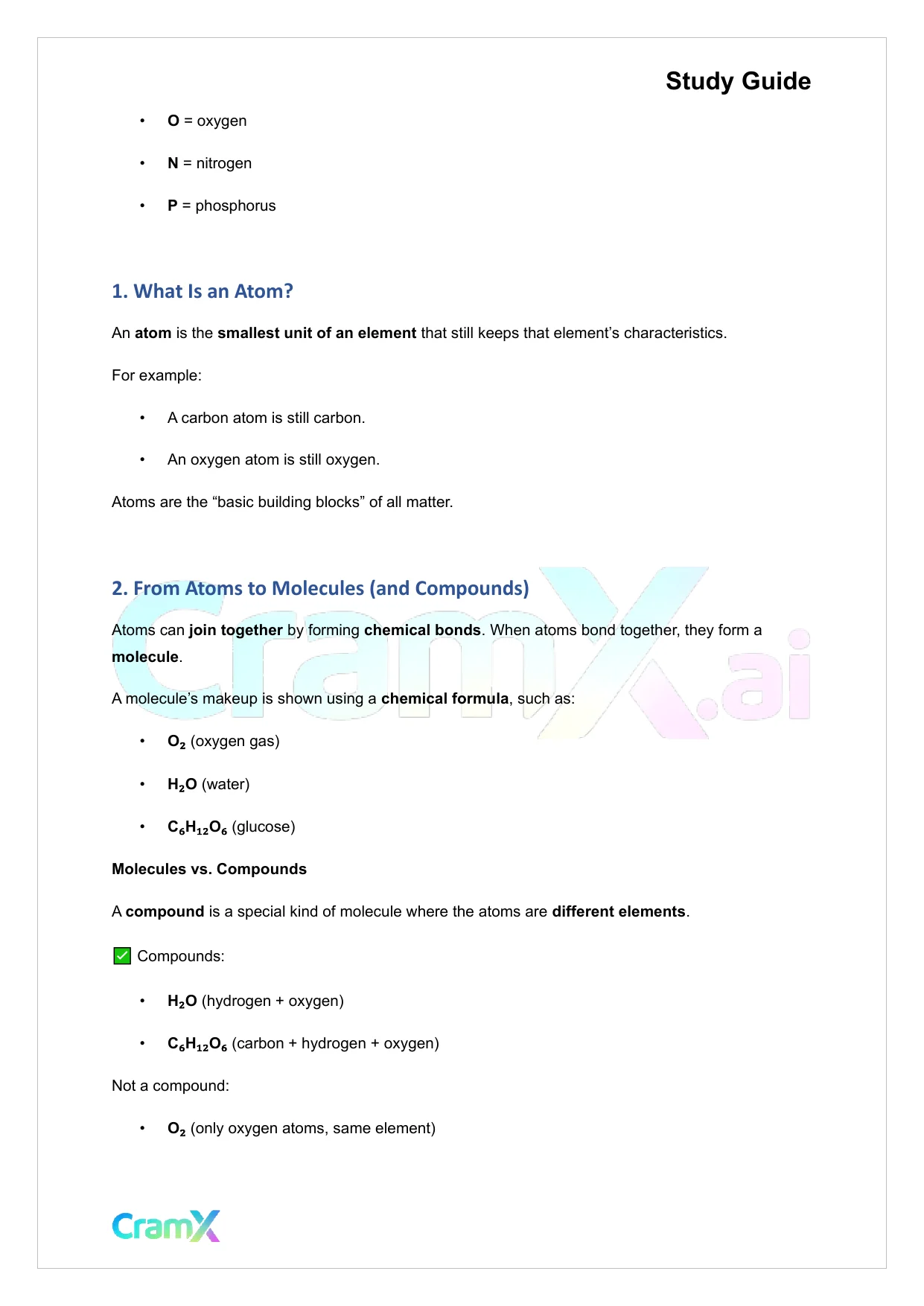 Anatomy and Physiology - Anatomy and Chemistry Basics - Page 10 preview image