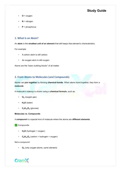 Anatomy and Physiology - Anatomy and Chemistry Basics - Page 10 preview image