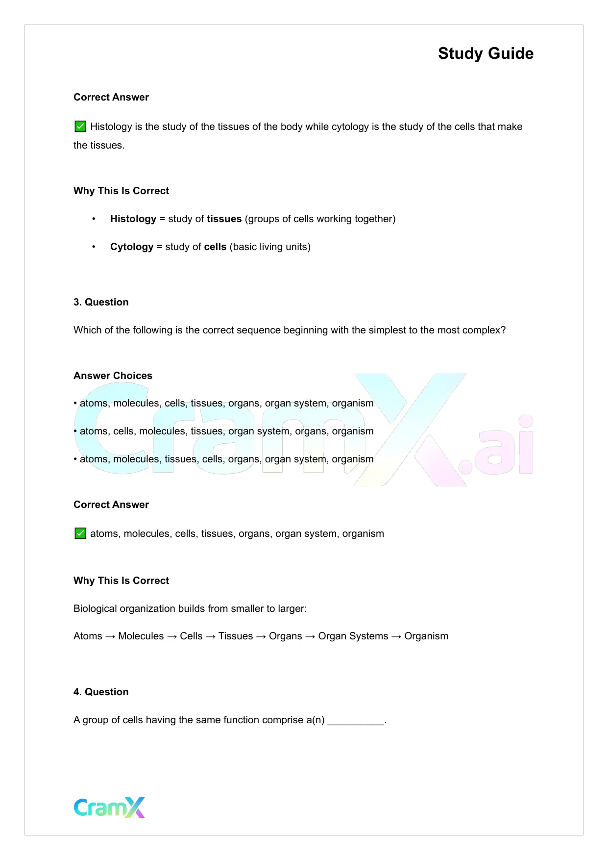 Anatomy and Physiology - Anatomy and Chemistry Basics - Page 2 preview image