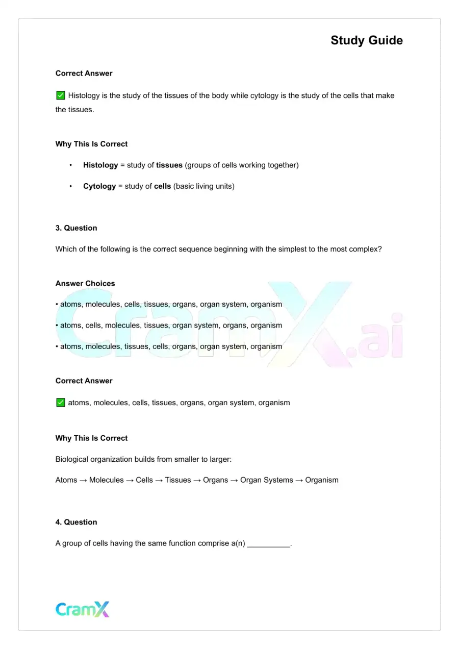 Anatomy and Physiology - Anatomy and Chemistry Basics, page 2