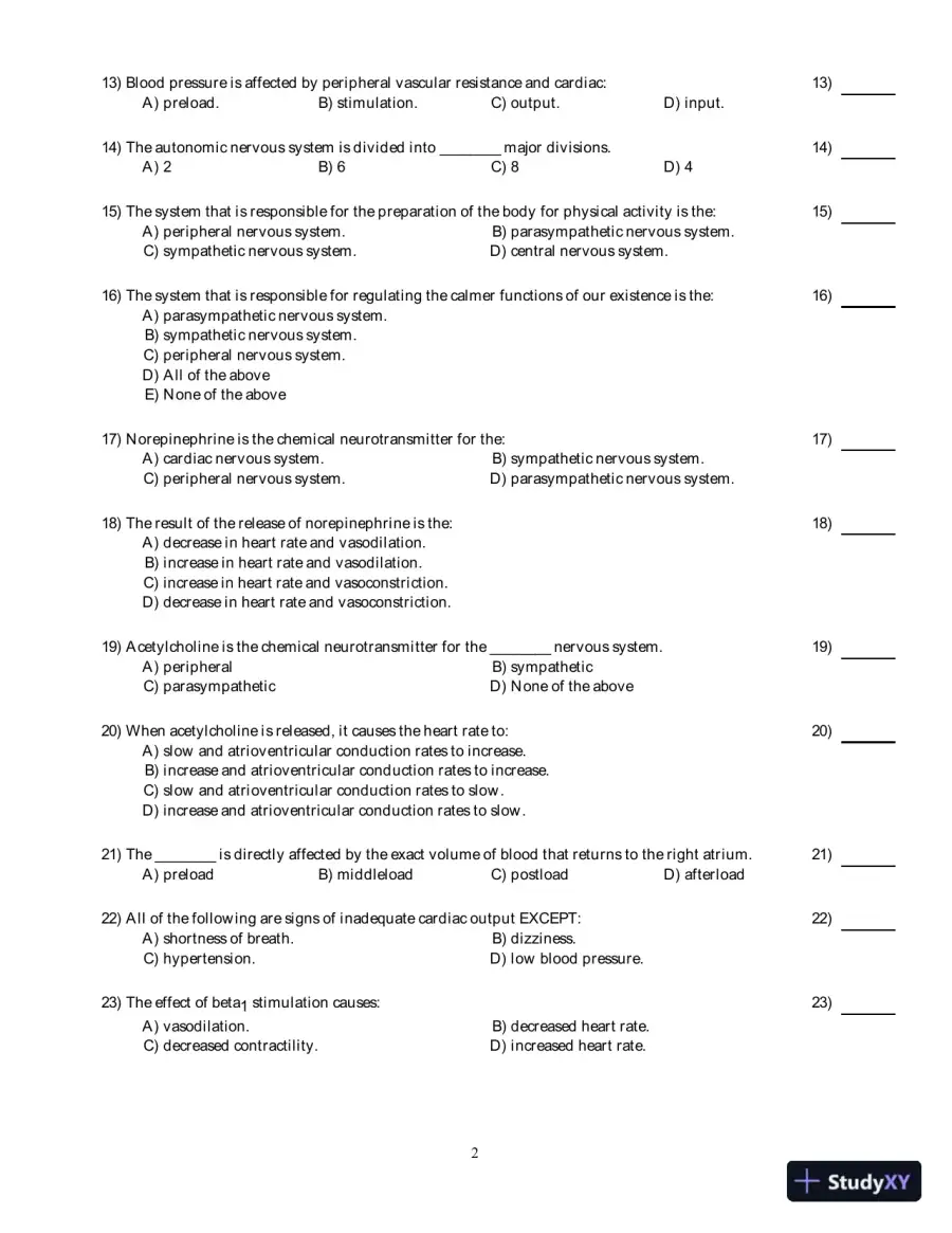Test Bank for Understanding EKGs: A Practical Approach, 5th Edition, page 13