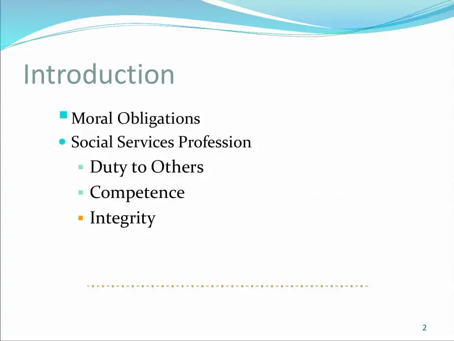 Moral Obligations, page 2
