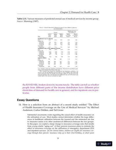 Solution Manual For Health Economics, 2013th Edition - Page 10 preview image