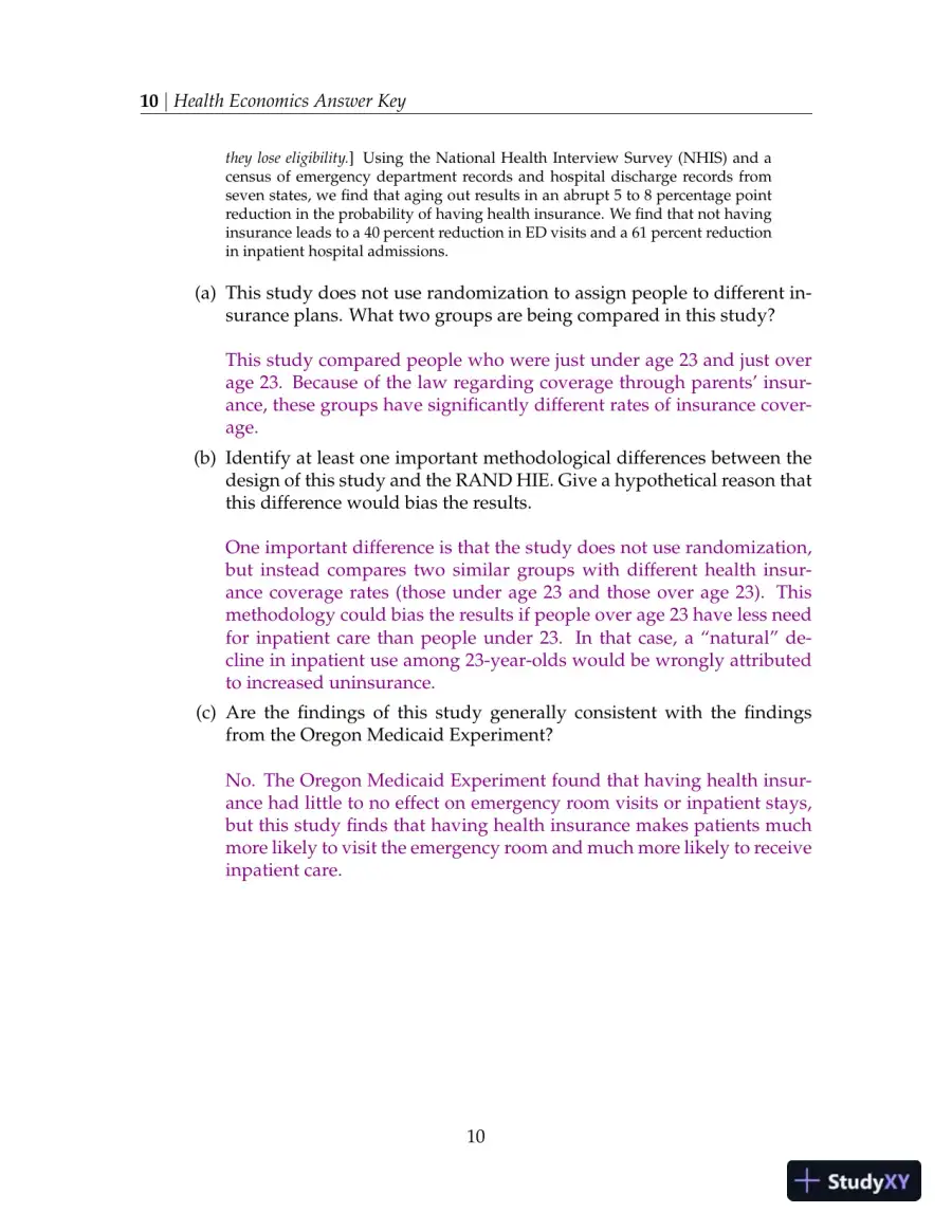 Solution Manual For Health Economics, 2013th Edition, page 11