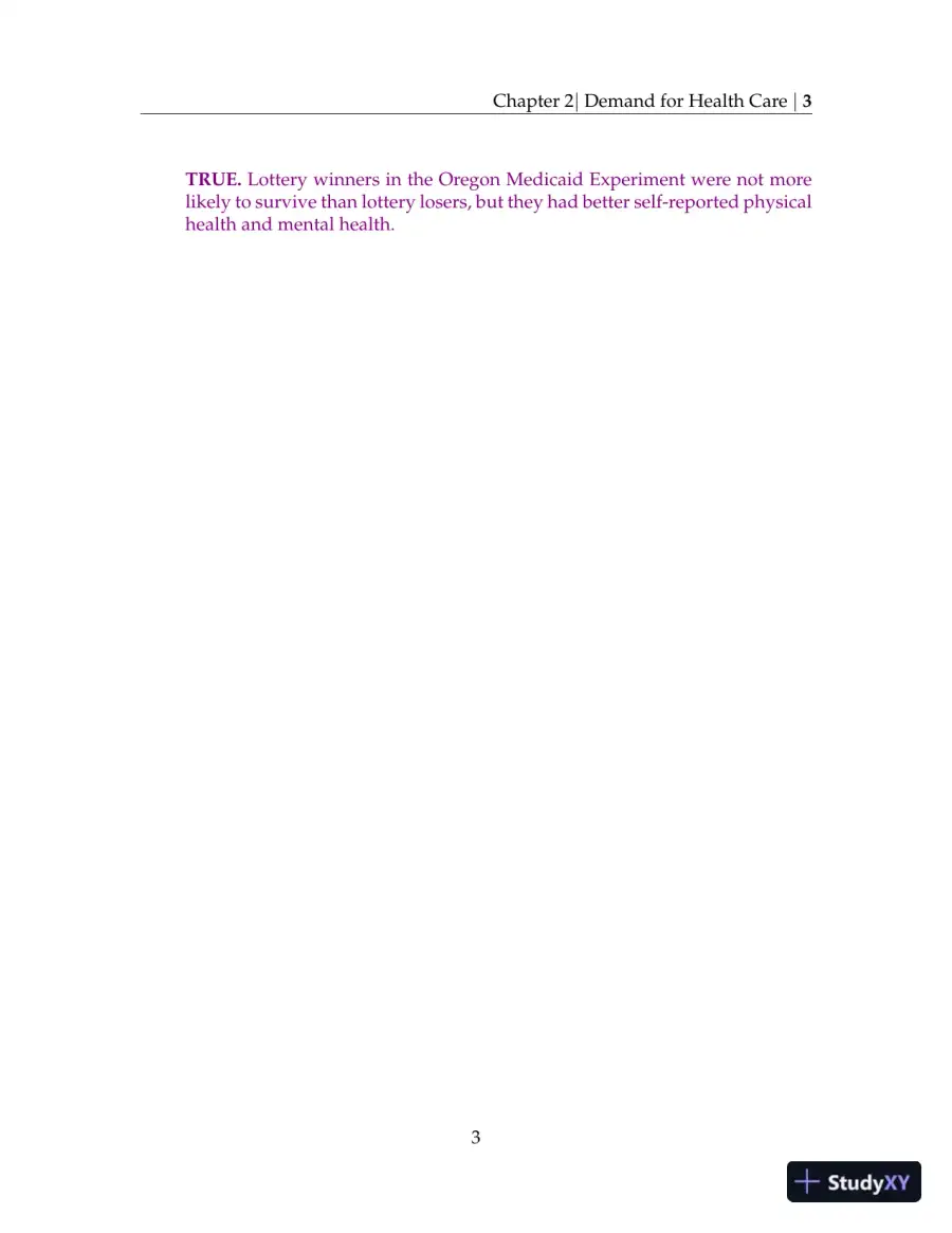Solution Manual For Health Economics, 2013th Edition, page 4