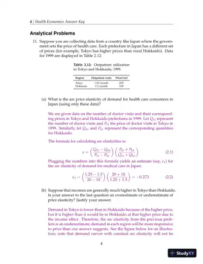 Solution Manual For Health Economics, 2013th Edition - Page 5 preview image