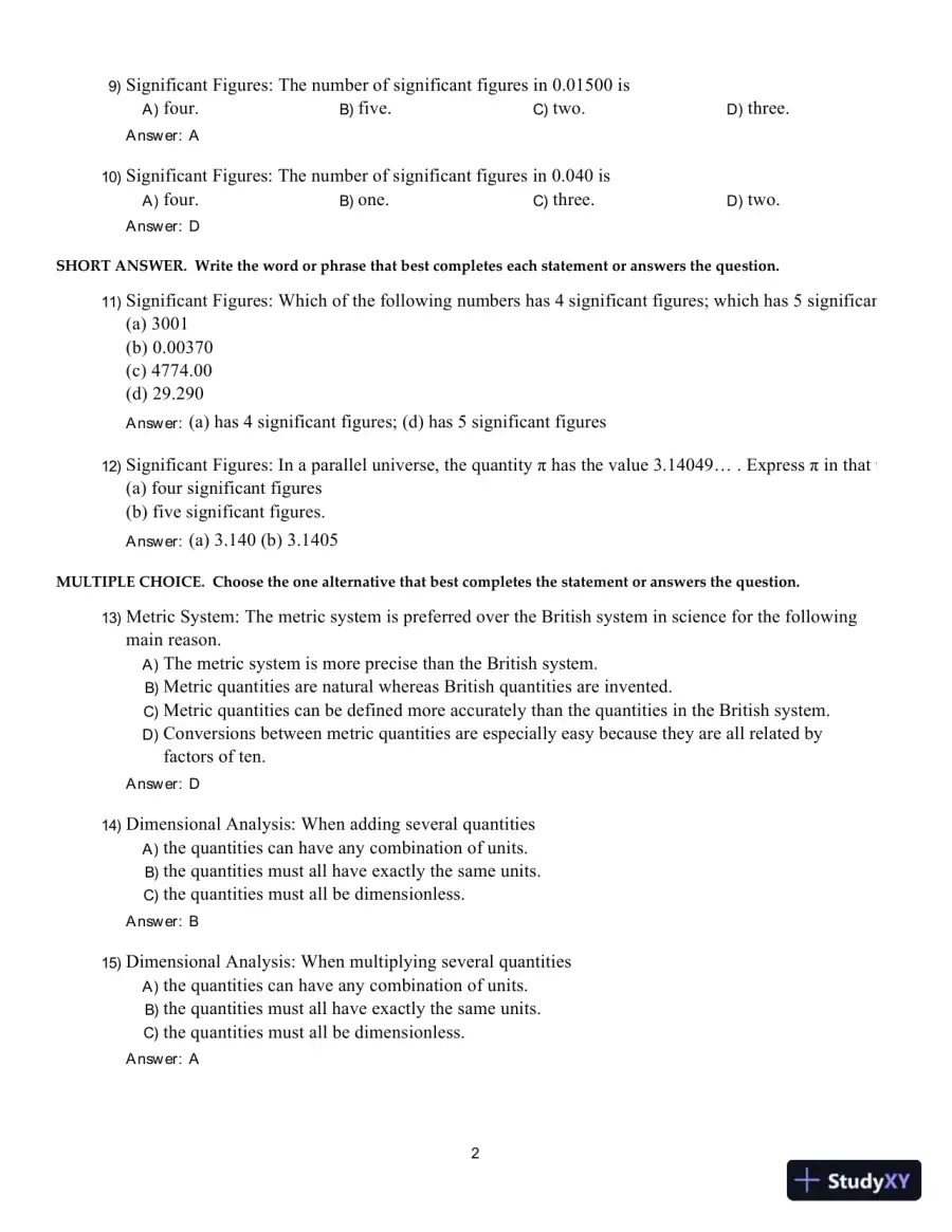 College Physics: A Strategic Approach, 4th Edition Test Bank, page 3
