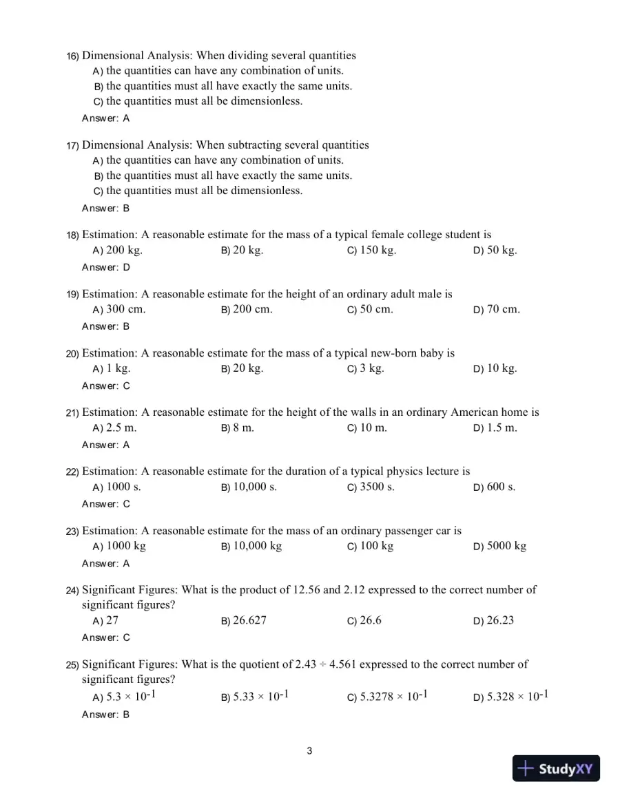 College Physics: A Strategic Approach, 4th Edition Test Bank, page 4