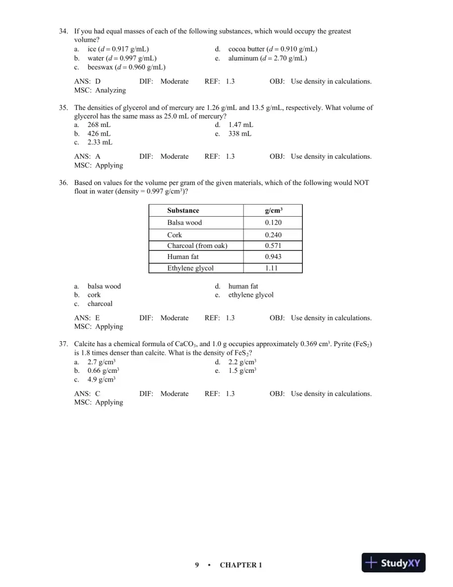 Test Bank for Chemistry: An Atoms-Focused Approach , 2nd Edition, page 15