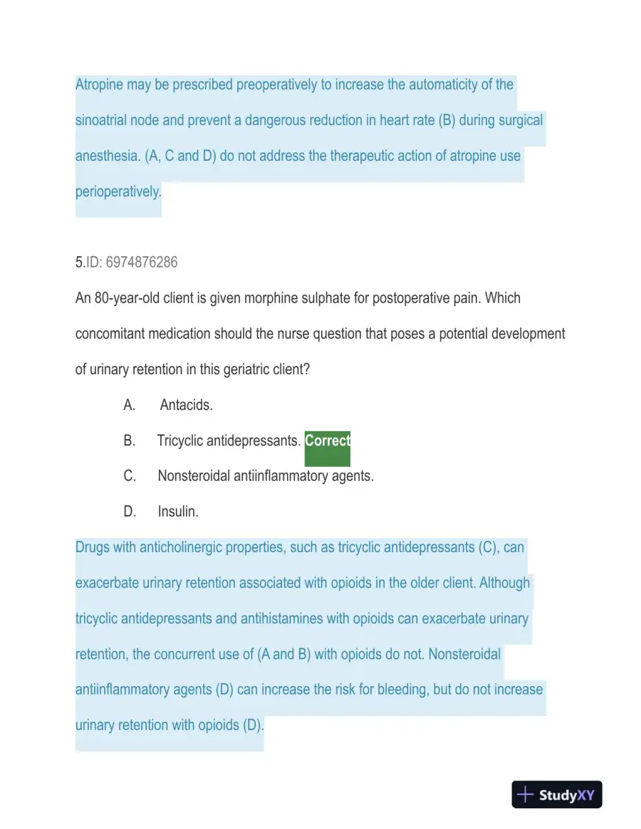 HESI Trauma Care Practice Exam With Answers (129 Solved Questions), page 5