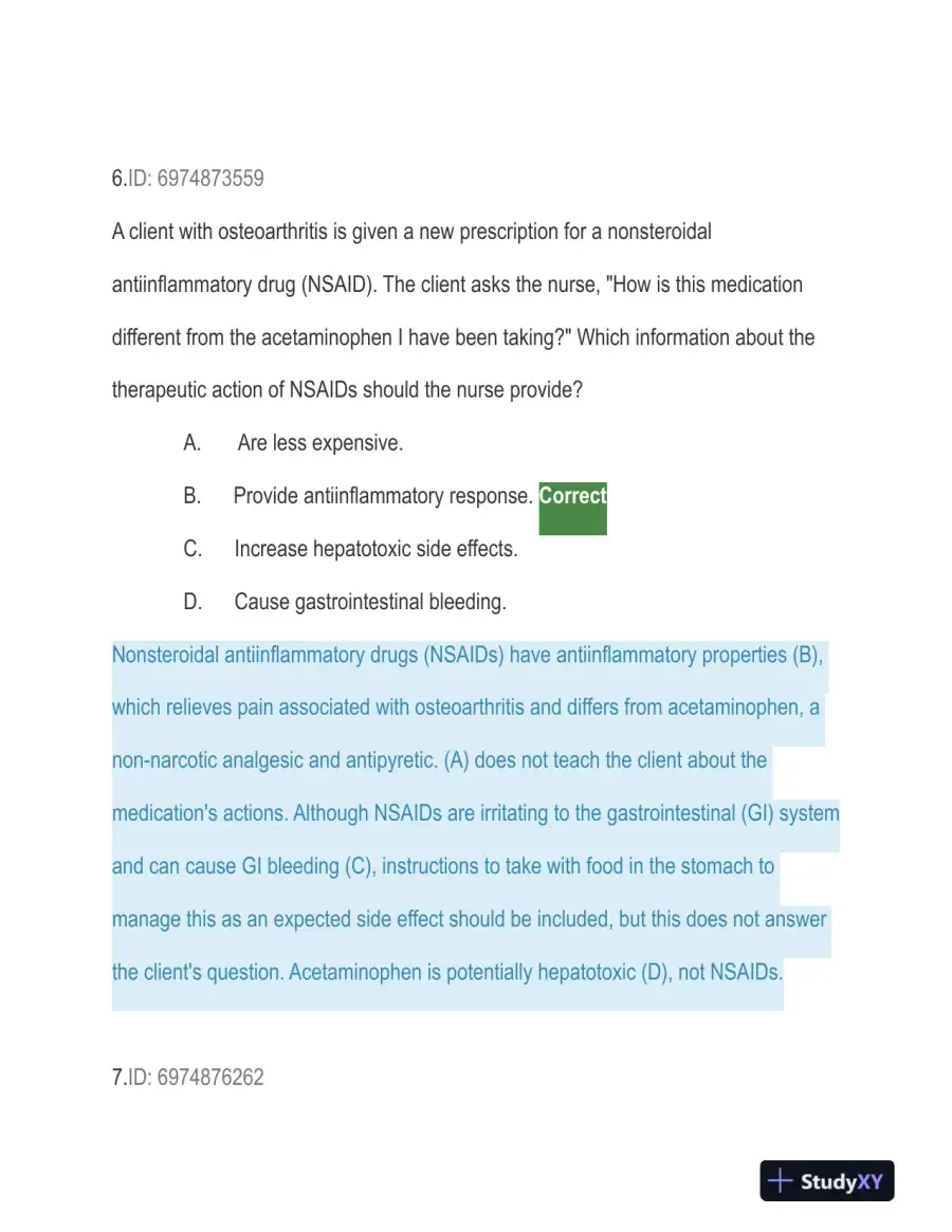 HESI Trauma Care Practice Exam With Answers (129 Solved Questions), page 6