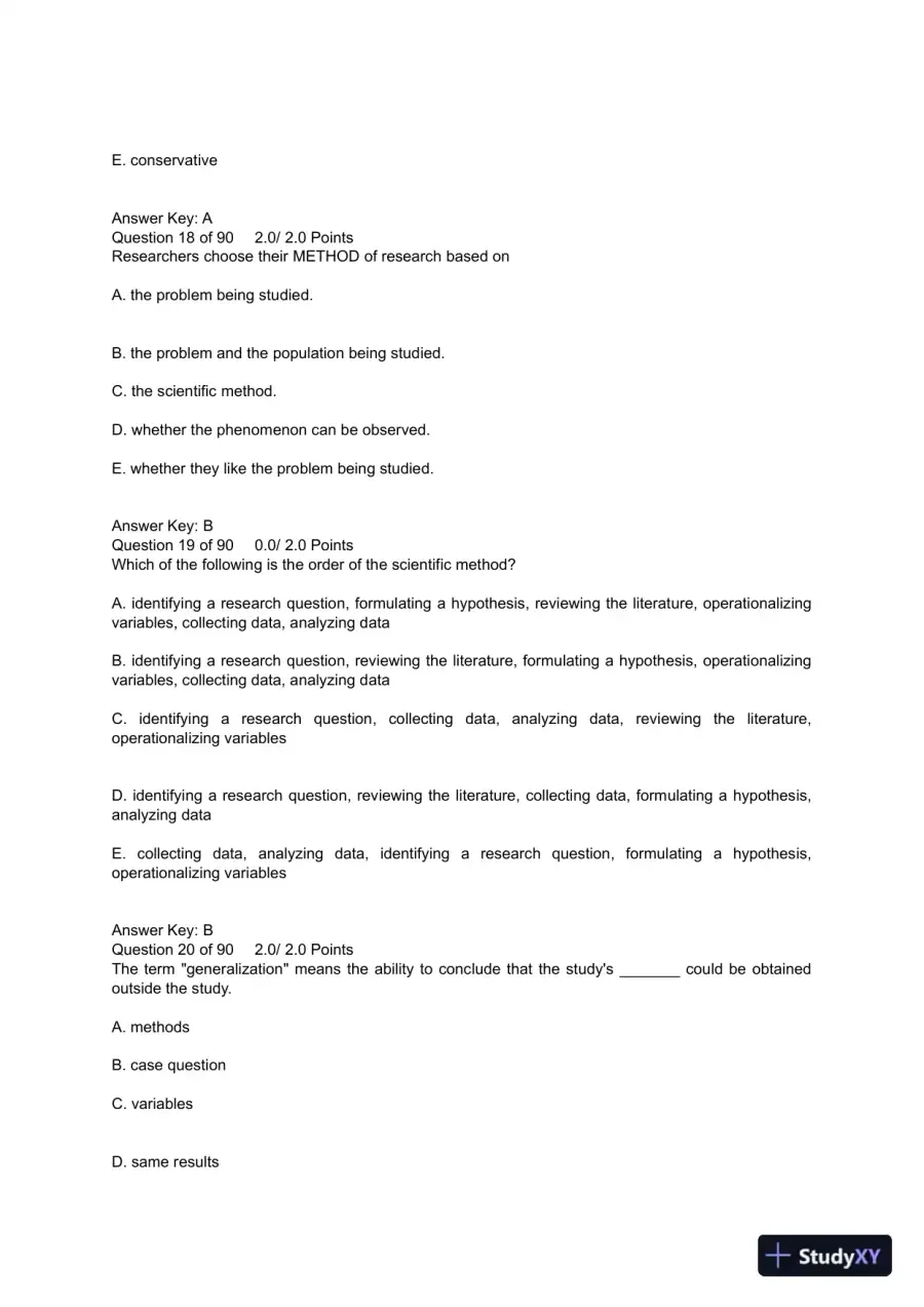 PSYC 101 Human Sexuality Quiz 5 Midterm American Public University, page 7