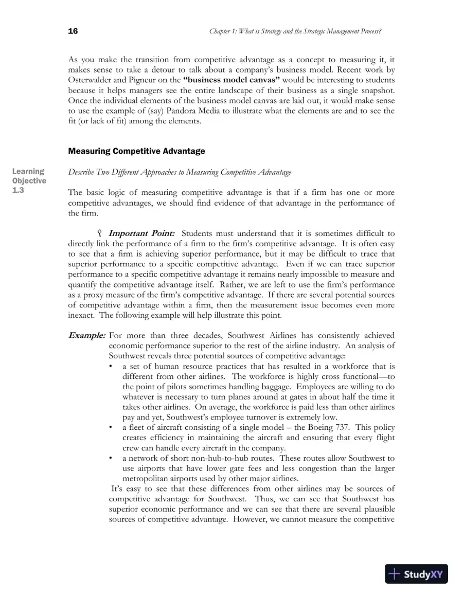 Class Notes for Strategic Management and Competitive Advantage: Concepts and Cases, 6th Edition, page 18
