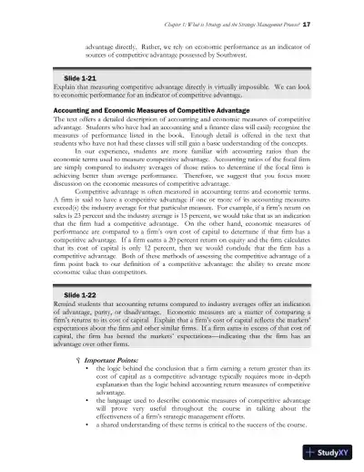 Class Notes for Strategic Management and Competitive Advantage: Concepts and Cases, 6th Edition - Page 19 preview image