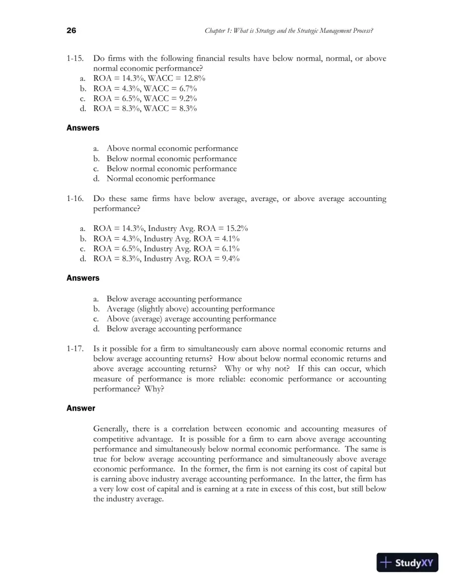 Class Notes for Strategic Management and Competitive Advantage: Concepts and Cases, 6th Edition, page 28