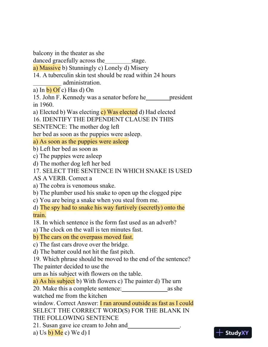 2022-2023 HESIA2 Comprehensive Entrance Exam With Answers (518 Solved Questions), page 12
