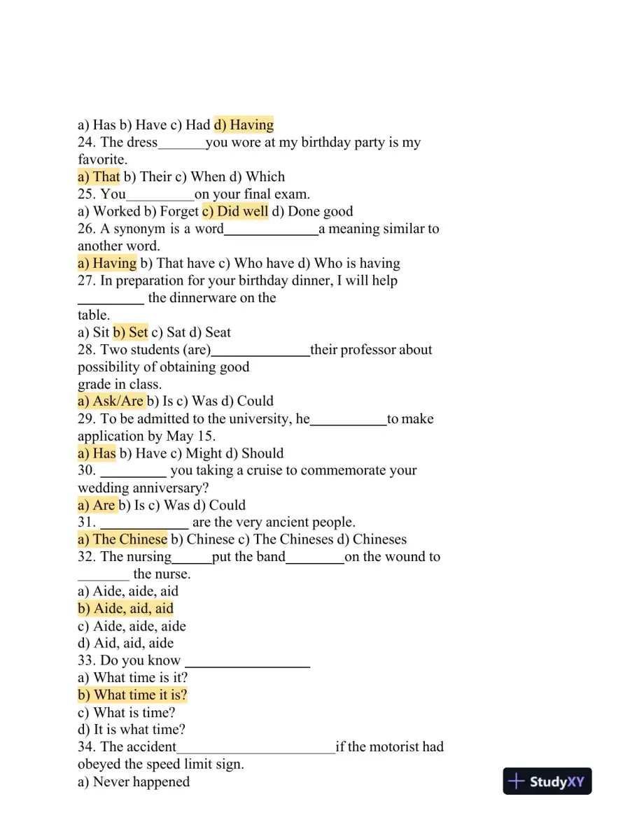 2022-2023 HESIA2 Comprehensive Entrance Exam With Answers (518 Solved Questions), page 14