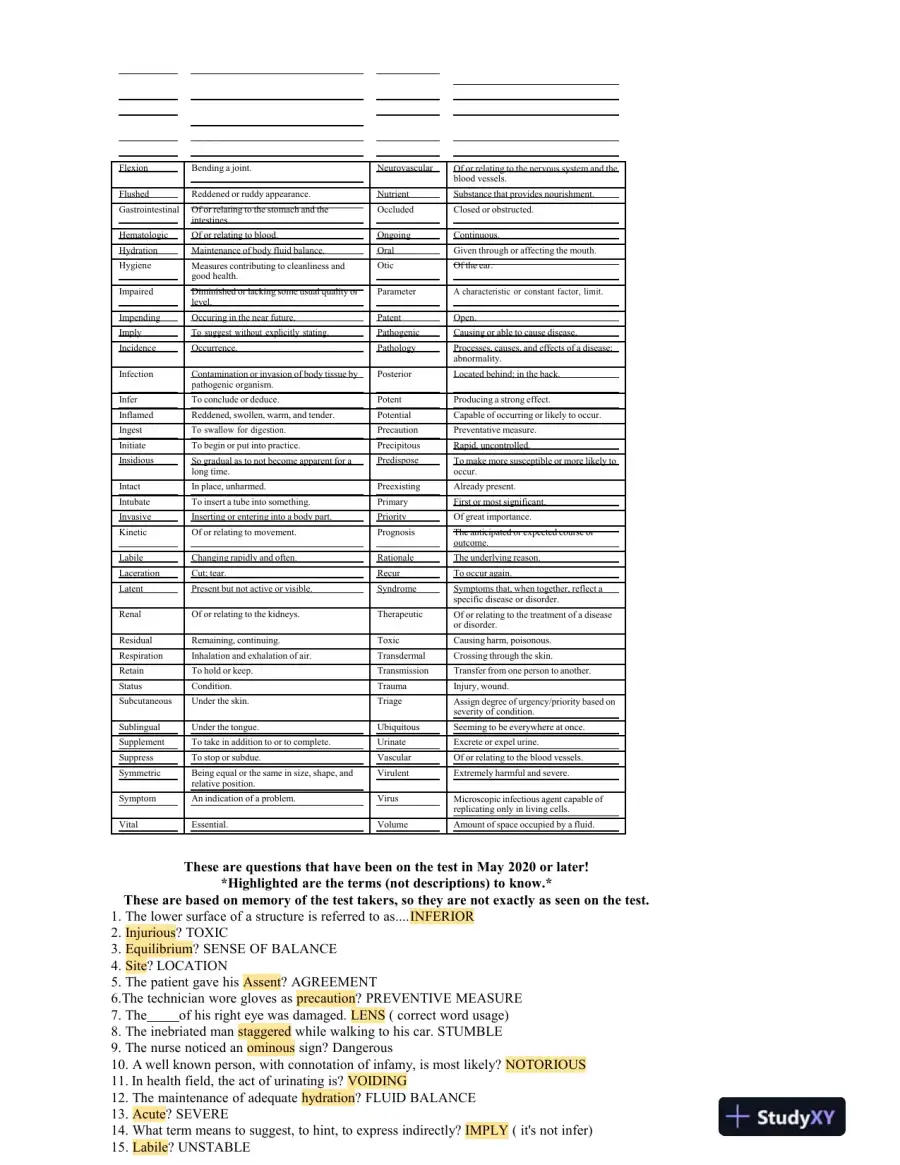 2022-2023 HESIA2 Comprehensive Entrance Exam With Answers (518 Solved Questions), page 4