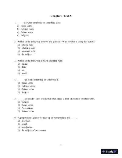 Test Bank for Along These Lines: Writing Sentences and Paragraphs, 7th Edition - Page 5 preview image