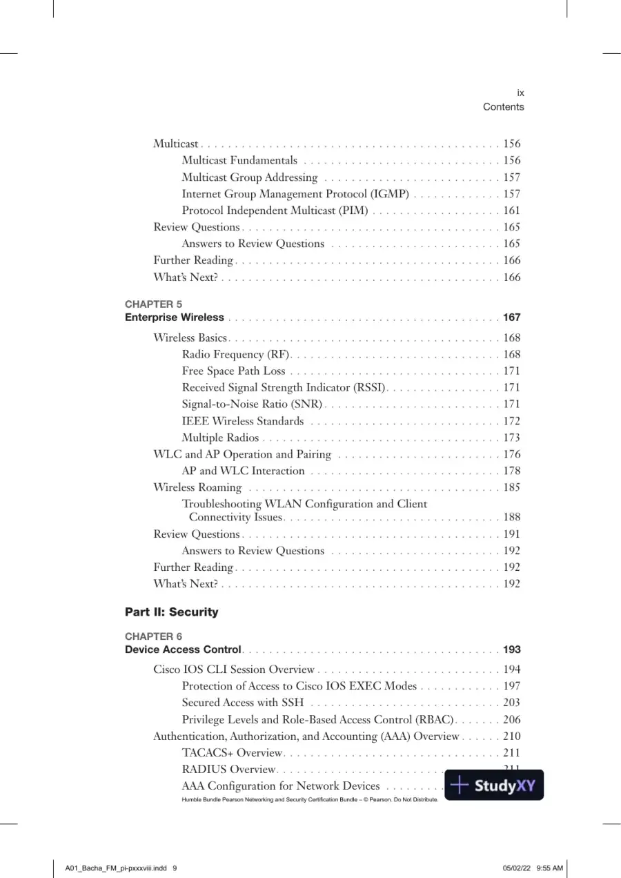 CCNP and CCIE Enterprise Core ENCOR 350-401 Exam Cram (2022), page 12