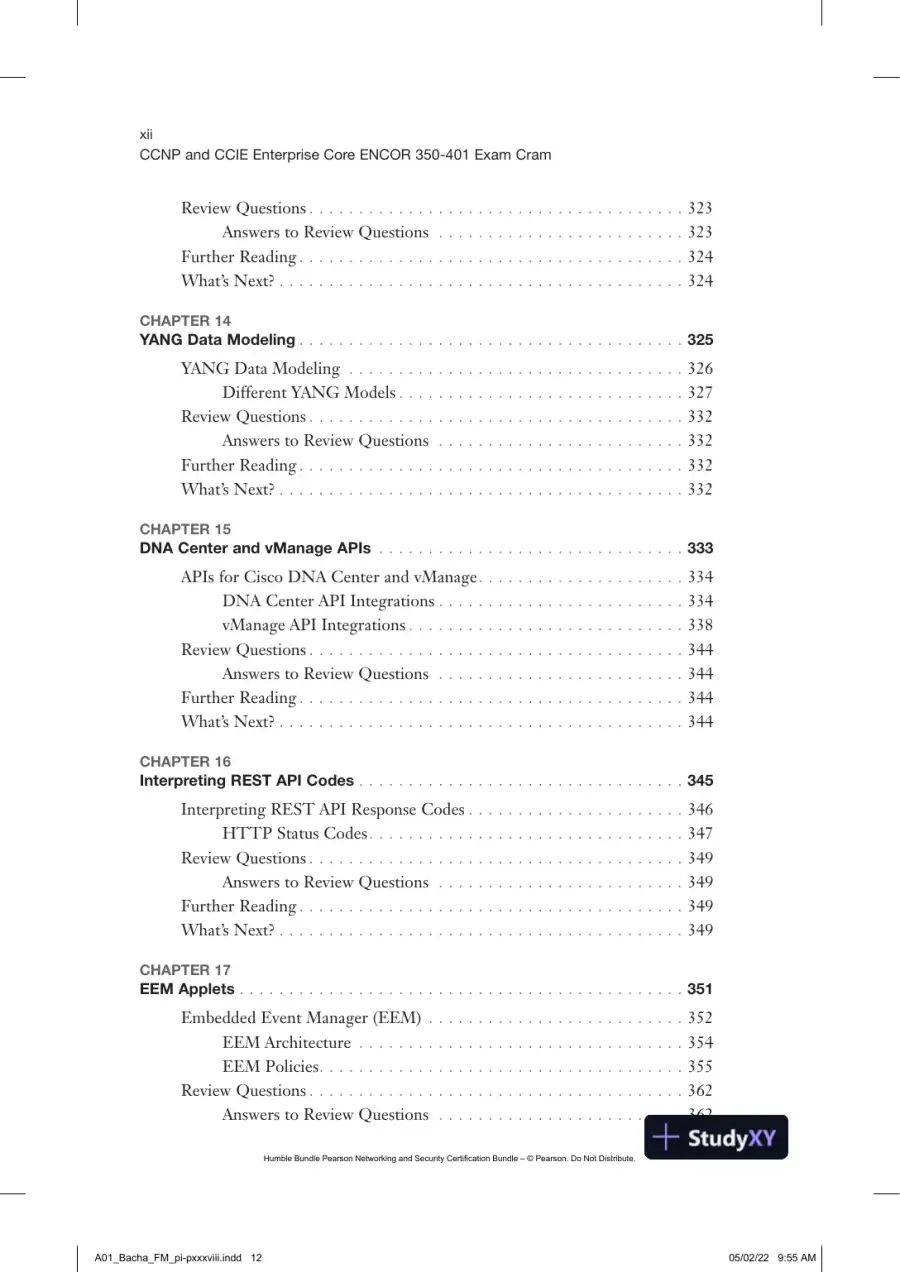 CCNP and CCIE Enterprise Core ENCOR 350-401 Exam Cram (2022), page 15